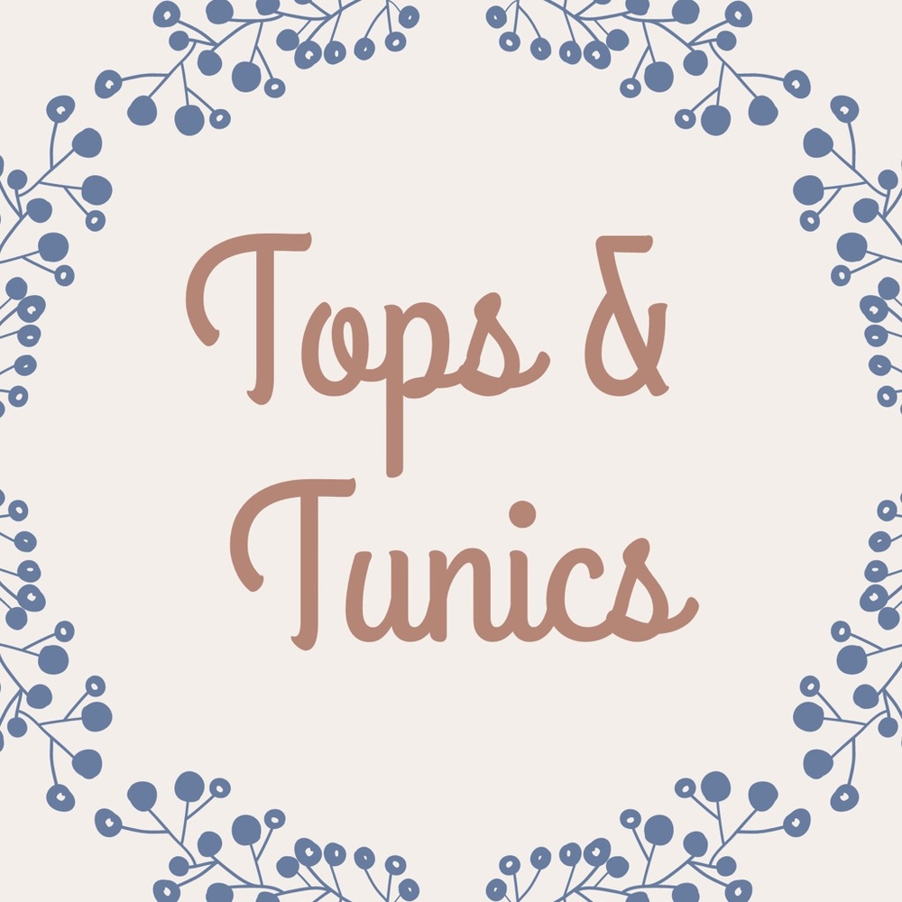 Blouses, sweaters, hoodies, button downs